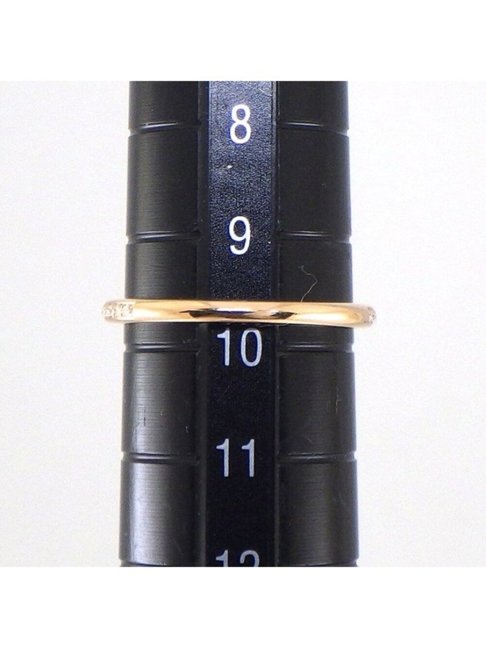 Hermes Ring Kelly Clochette PM Key Lock Points Half Circle Diamond Total 18k - Picture 7 of 8